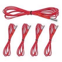 카트리지 히터 24V 40W 1 미터 (39.3in) Ender 3 Ender 5 Prusa i3 3D 프린터 용, 빨간, 하나