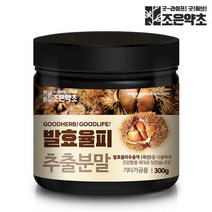 국산 발효율피 추출 분말 가루 밤 속껍질 300g, 없음