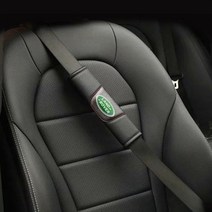 오토데코 랜드로버(LAND ROVER) 프리미엄 합성피혁 안전벨트커버 악세사리 안전벨트용품, 1set, 랜드로버 디지털 안전벨트커버:브라운
