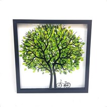 다팜코리아 나무 입체그림 유리액자 인테리어 액자 카페꾸미기