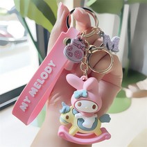 (주문폭주)산리오 캐릭터 마이멜로디 시나모롤 입체 피규어 키링 에어팟 어린이집 답례품 자동차키링