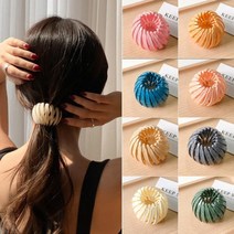 간단 머리정리 헤어 올가미 아가미 여름 여행 휴가 코디, 베이지