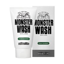 [브로앤팁스] 몬스터 워시 폼 클렌징 120ml