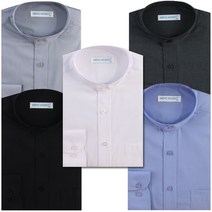 [아재리노] 차이나카라셔츠 긴팔5종 반팔4종 일반핏 베이직 무지 와이셔츠