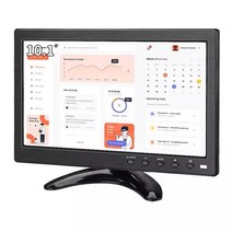 12 인치 PC 모니터 1366x768 Lcd 디스플레이 데스크탑 게임 컴퓨터 화면 평면 패널 HDMI VGA 10.1 휴대용 모니터 오피스 사무 제품 고품질, 10.1-1366X768_미국 플러그