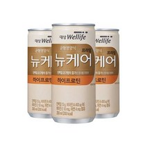 웰라이프 영양보충 대상웰라이프 뉴케어 하이프로틴 (200ml x 30캔) 고단백 간식 노인식 영양균형식 체중조절, 8set