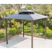 스카이어닝 정자 야외정자 가제보 gazebo 조립식 원두막 파고라 사각 정원 농막 마당, 2.5x2.5m