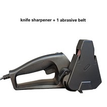 전기 벨트 샌더 전문 나이프 숫돌 그라인더 샌드 주방 샤프닝 머신 호닝 시스템 목수 도구, [01] Knife sharpener sets, [02] EU PLUG