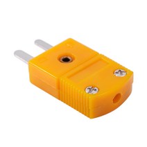 타워 멀티탭 짧은 RTD 회로 K 타입 온도 센서 열전대 플러그 노란색 5 개입, 한개옵션1, 한개옵션0