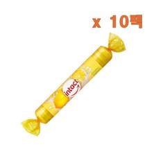 (독일직배) 인택트 글루코스 덱스트로스 레몬 요거트 사탕 캔디 40g 10팩 intact glucose lemon yoghurt 40g