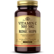 솔가 비타민C 500mg 로즈힙 250정 x 1통 Solgar Vitamin C