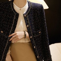 허그허그 엘러즈 트위드 긴팔 자켓