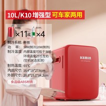 미니냉동고 음식물냉동고 특수 보관 휴대용, 03.10L  차량/가정 겸용 레드