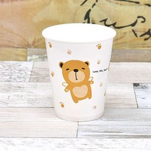 슬러시종이컵 쉐이크컵 음료용종이컵 9온스 1000개, 1개, DW9온스(곰돌이)