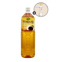 청정원 대상 그린스위트 카페시럽 브라운 1.5L + 펌프 카페시럽 슈가시럽 시럽펌프, 시럽4개+DY시럽펌프