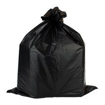 쓰리포 분리수거함 평판 쓰레기봉투 검정, 80매, 40L