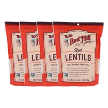 밥스레드밀 레드 렌틸, 765g, 4개