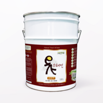 옻스테인 골드 내장용 18L 대용량 말통 대용옻칠 천연오일스테인 한옥도장, 딥그린, 1개, 18000ml