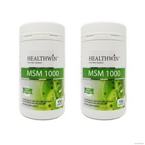 헬스윈 HealthWin MSM 뉴질랜드 MSM식이유황 150캡슐 2팩, 150정, 2개