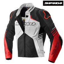 [스피디 SPIDI] P200 BOLIDE LEATHER JACKET 볼라이드 레더 자켓, BLACK/WHITE(011)