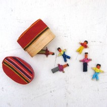 과테말라 걱정인형 꼬마 걱정이 6명 박스 세트