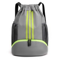 씨에이지몰 다용도 스포츠 백팩 농구공 축구공 가방 볼백, 그레이