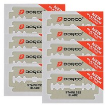 도루코 화장도 양면면도날 양면면도칼 10개입/100개입, 10갑(100개입)