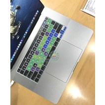 애플 아이맥 단축키 매직키보드2 프리미어 프로 키보드 실리콘 커버 보호 스킨, 한개옵션1, 2141-(파이널컷)