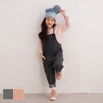 [빌도르] 아동 유아동 면 오버롤 점프슈트 멜빵바지