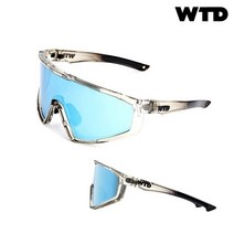 WTD 2020 NEW 클리프 CLIFF 스포츠글라스 자전거고글 선글라스, 딥클리어/블루미러렌즈
