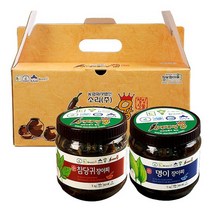 [지투지샵] 장아찌 2종선물세트 명이1kg+참당귀1kg, 없음