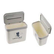 원터치 휴지통 초파리 날파리 쓰레기통 화장실 자동 미니 사무실 종량제 주방 업소용 간편, 나무 - 블랙