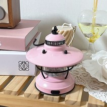 베어본즈 감성캠핑랜턴 핑크 화이트 한정판매, 1개