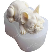3D 실리콘 금형 촛불 치즈 케이크 프렌치 불독 강아지 비누 금형 쿠키 과자 틀 모양 동물