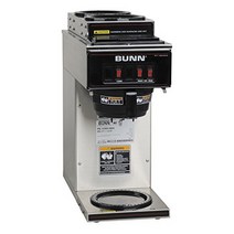 BUNN 13300.0004 VP17-3SS2U Pourover Commercial Coffee Brewer with One Lower and Two Upper Warmers S, 1