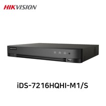 하이크비전 iDS-7216HQHI-M1/S 16채널 DVR 녹화기 최대 4MP TVI/AHD/CVI/SD, iDS-7216HQHI-M1/S (HDD미포함)