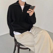 nobrand 일타스캔들 정경호 최치열 스타일 집업 스웨터 니트