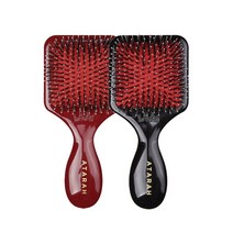 아타라 핸드메이드 데일리 빗 두피마사지 돈모 헤어브러쉬 미니 블랙 / 버건디 1 1, 미니 블랙 버건디 [LB514_59]