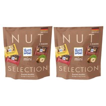 다이어트 간식 간식세트 세계과자 일본과자 리터 초콜릿 모음, 미니 너트셀렉션 파우치 7P 116g