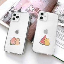 곤룐 쨀리공장 복숭아수박 소프트젤리케이스 아이폰6/6S:복숭아쨀리, 1개