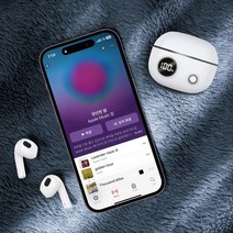 [엑스트라] gni-512 TWS 블루투스 5.3 배터리잔량표기 무선 이어폰, 블랙