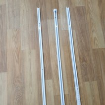 커튼레일 F12 커튼부자재 12자 길이360cm 커튼달기 커튼설치, 1세트, 화이트