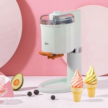 아이스크림 기계 가정용 행사 소프트 수제 파티, 크림 화이트 아이스크림 기계