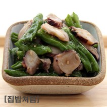 [집밥처럼 꽈리고추문어볶음] 당일조리로 유통기한이 넉넉하고 꼼꼼한 포장 중독성 있는 쫄깃 단짠 간편한 상차림 엄마 손맛 가정식 수제 밑반찬, 100g, 1팩