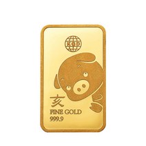한국금다이아몬드 순금 돼지 골드바 24K 3.75g 999.9 금시세