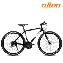 [무료완조립] 알톤 썸탈 24단 하이브리드 자전거, 썸탈_블랙