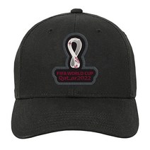 Outerstuff 남성용 스탠다드 FIFA 월드컵 캡모자 블랙