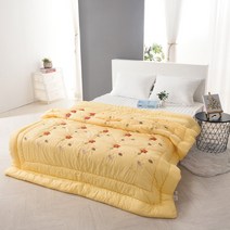 아미데코 순면 60수 아사 차렵이불 라떼