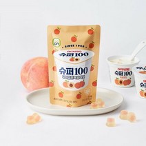 한국야쿠르트의 새이름 HY 슈퍼100 구미젤리 복숭아맛X8개, 단품