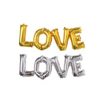 알파벳은박풍선(러브)LOVE-벌룬 파티 이벤트 헬륨 졸업식 입학식 업체 파는곳, 실버